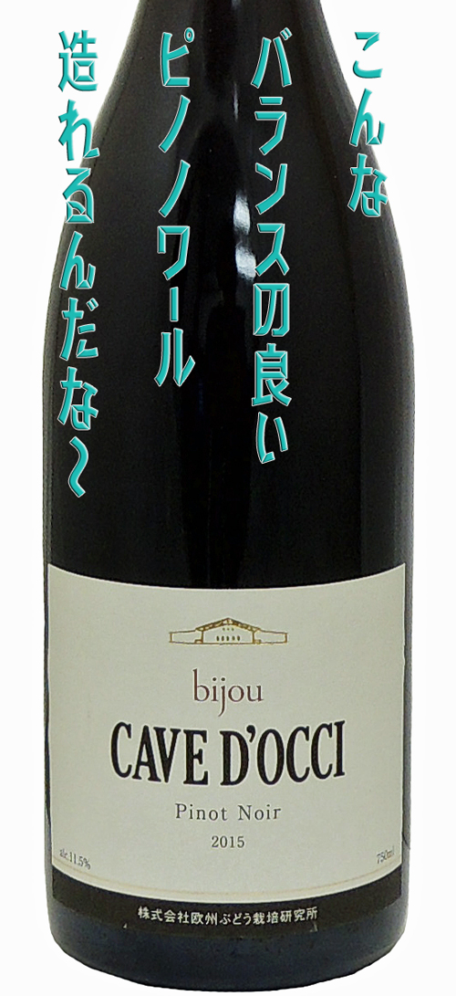カーブドッチ・ワイナリー bijouピノノワール2015