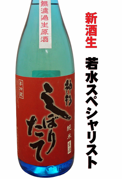 神杉 しぼりたて純米 無濾過生