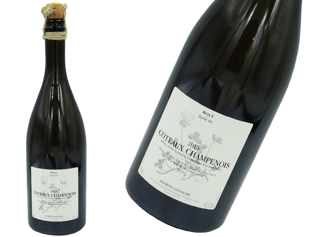 Jacques Lassaigne Coteaux Champenois 2015 ジャック・ラセーニュ コトー シャンプノワ