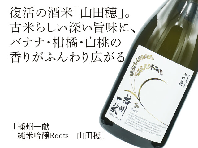 播州一献（ばんしゅういっこん）　純米吟醸Roots　山田穂（テキスト付）