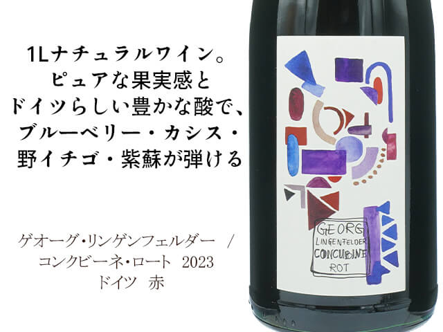 Georg Lingenfelder　ゲオーグ・リンゲンフェルダー　/　 Concubine Rot　コンクビーネ・ロート　2023（テキスト付）