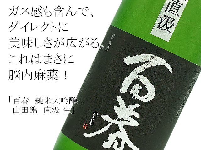 百春　純米大吟醸　山田錦　直汲み生酒（テキスト付）