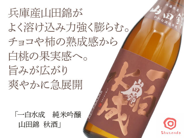 一白水成（いっぱくすいせい） 純米吟醸 山田錦 秋酒 1800ml