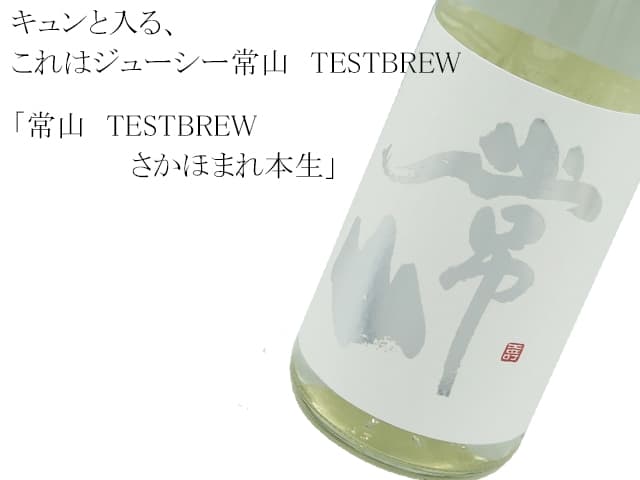 常山　TESTBREW　さかほまれ本生