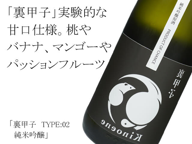 裏甲子（うらきのえね）　TYPE.02　純米吟醸（テキスト付）