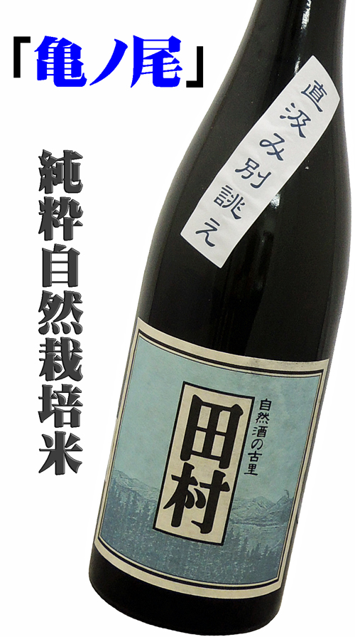 金寶自然酒　「田村」　直汲み別誂え　亀ノ尾　生酒