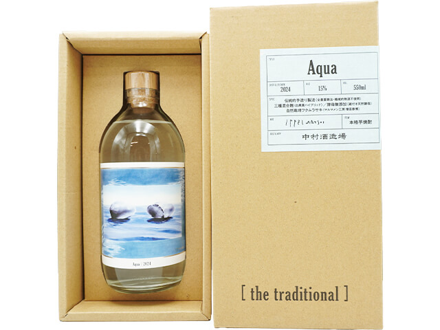 芋焼酎　なかむら　[the traditional]　Aqua　15度　箱