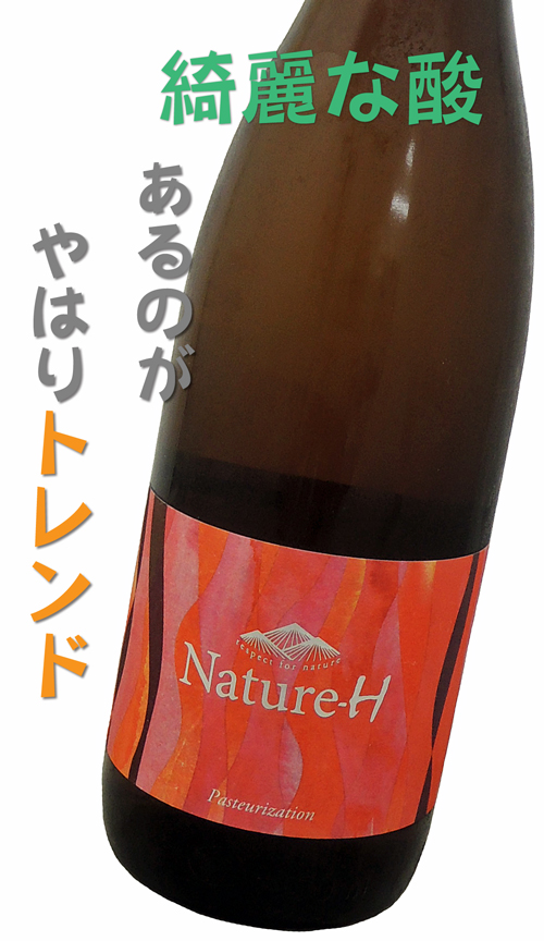 楯野川　純米大吟醸　Nature-H(ナチュルフ）Pasteurization（瓶火入れ）