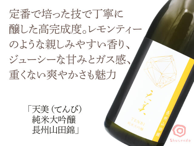 天美（てんび）　純米大吟醸　長州山田錦　720ml（テキスト付）
