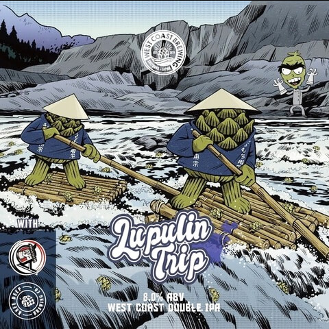 WCB ウエスト・コースト・ブリューイング　Lupulin Trip West Coast Double IPAイメージ２