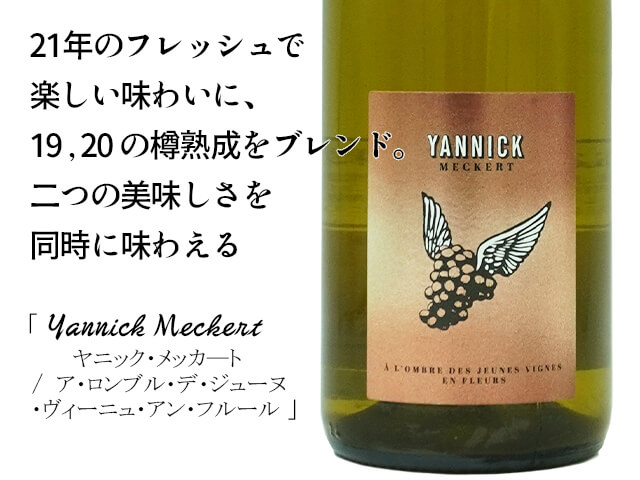 ヤニック・メッカ―ト　ア・ロンブル・デ・ジューヌ・ヴィーニュ・アン・フルール（テキスト付）